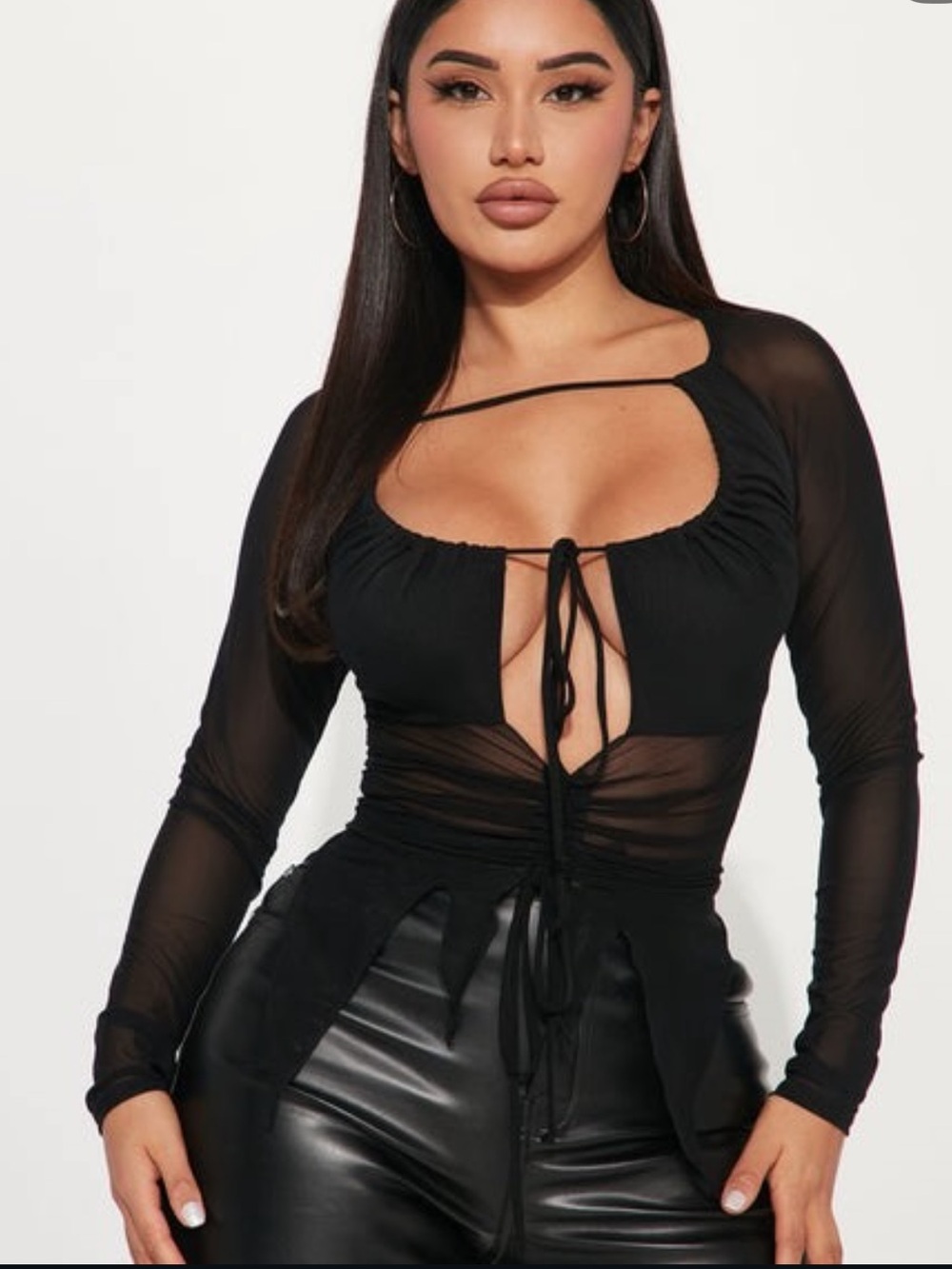 Fashion Nova Sasha Mesh top